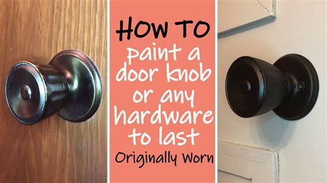 How To Get Paint Off Old Door Knobs