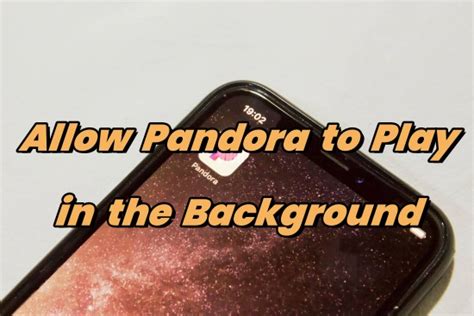 How To Play Pandora In The Background YouTube