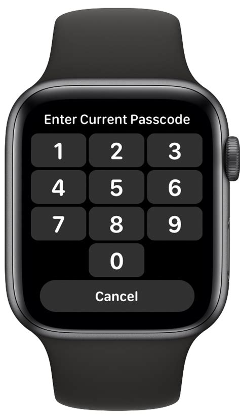 how to get past passcode on apple watch
