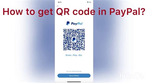how to get paypal qr code link