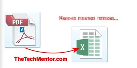 How To Get Pdf File Names Into Excel