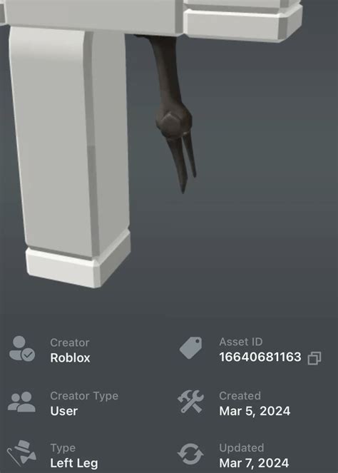 how to get peg leg on roblox｜TikTok Search