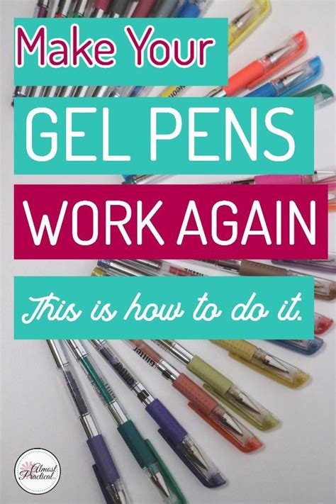 How To Get Pens Working Again