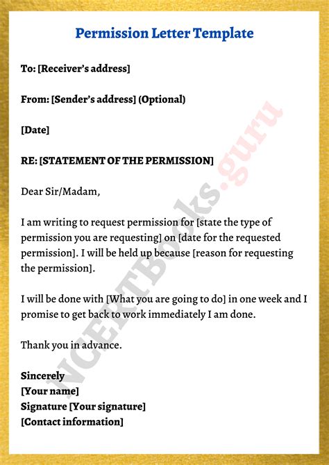 how to get permission from work