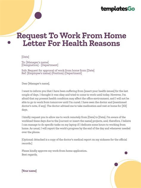 how to get permission to work from home