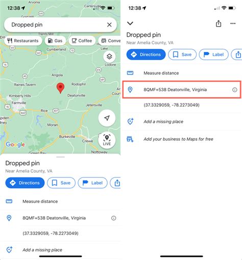 how to get plus code from google maps iphone