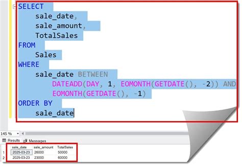 how to get previous month in sql server