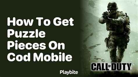 How To Get Puzzle Pieces Cod Mobile
