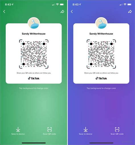 how to get qr code for tiktok return