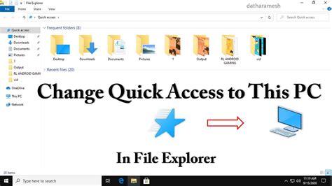 How To Get Quick Access In This Pc
