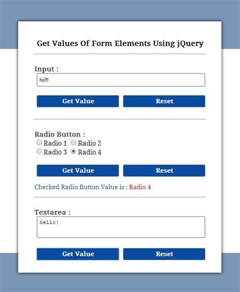 How To Get Radio Button Text Value In Jquery