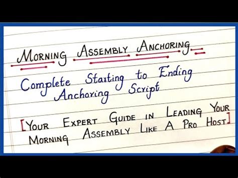 how to get ready for anchoring