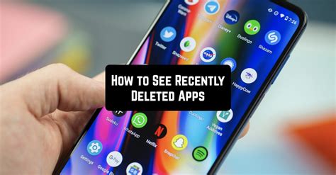 how to get recently deleted apps on android