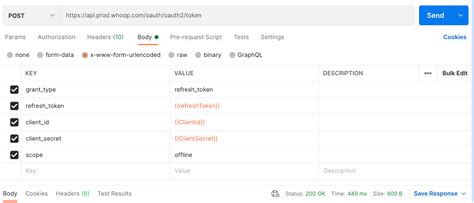how to get refresh token using postman