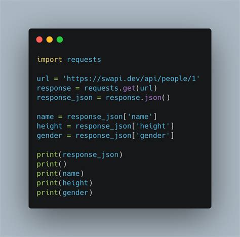 how to get response from api in python