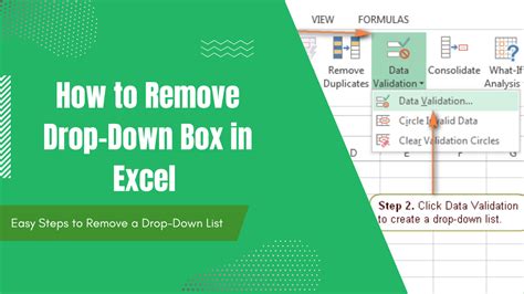 How To Get Rid Of A Box In Excel