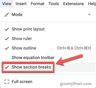 how to get rid of a line break in google docs