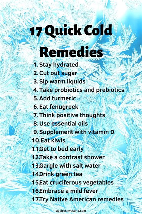 How To Get Rid Of A Quick Cold