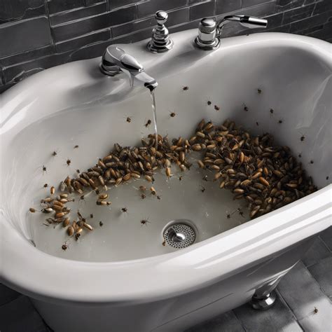 how to get rid of baby roaches in bathtub