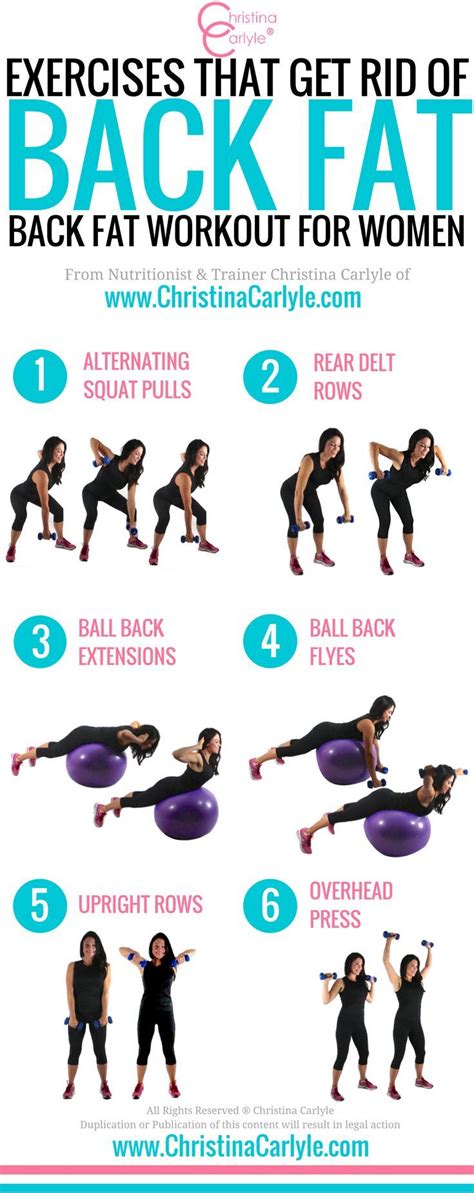 How To Get Rid Of Back Fat Using Dumbbells