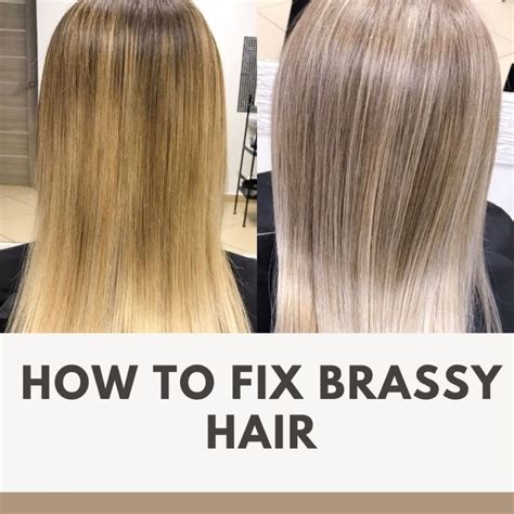How To Get Rid Of Brassy Color In Blonde Hair  Tips And Tricks