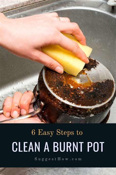 How To Get Rid Of Burnt Bits In Pot