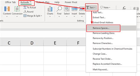 how to get rid of dead space in excel graph