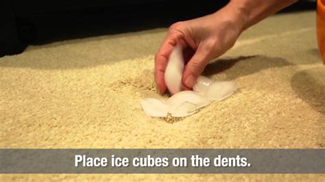 How To Get Rid Of Dent Marks In Carpet