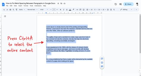 how to get rid of double spacing between paragraphs in google docs