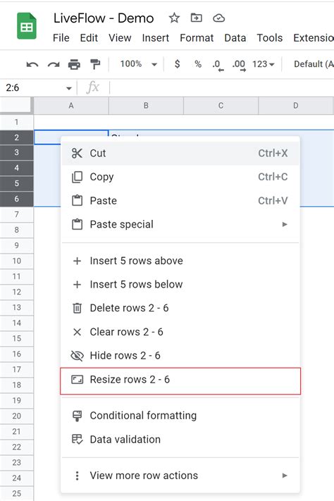 how to get rid of extra rows in google docs