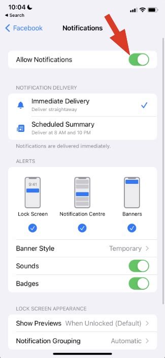 how to get rid of facebook notifications on iphone