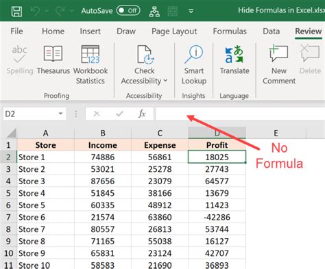how to get rid of hidden formulas in excel