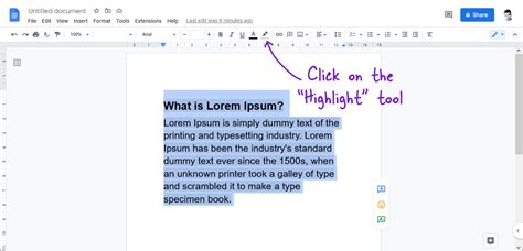 how to get rid of highlighted text in google slides