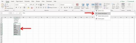 How To Get Rid Of Insert Options In Excel