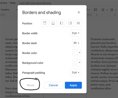 how to get rid of lines through words on google docs