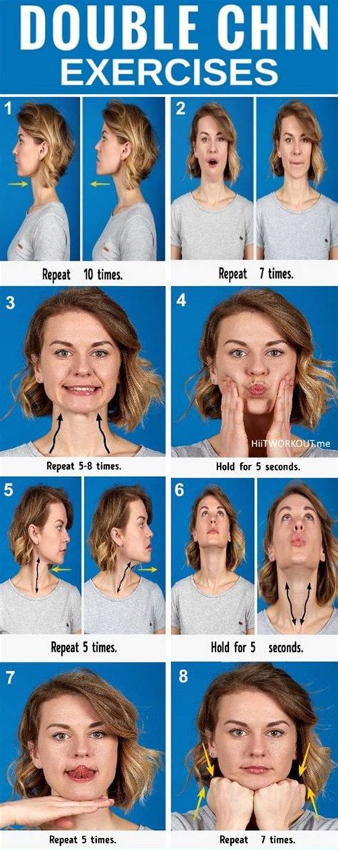 how to get rid of neck fat exercises