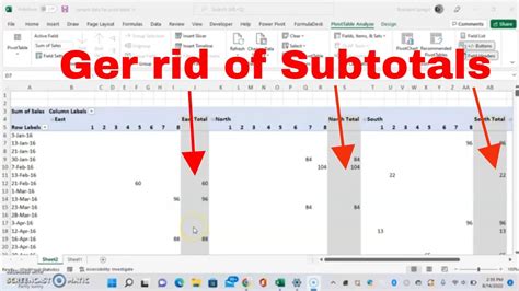 How To Get Rid Of Pivot Table In Excel