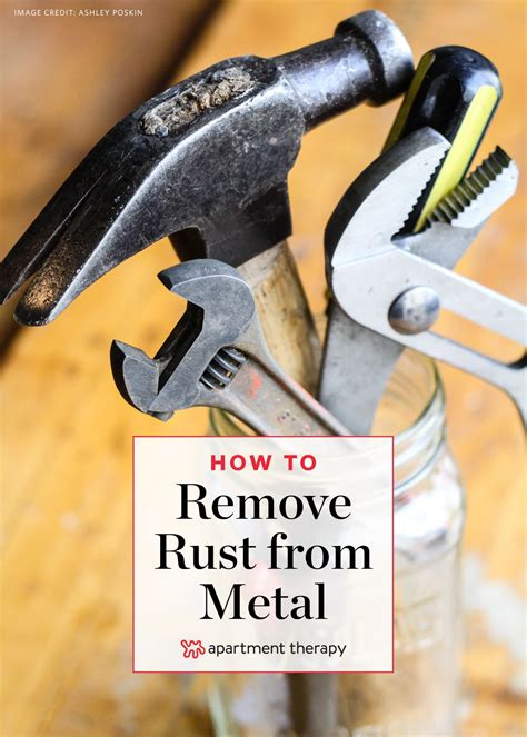 how to get rid of rust on metal