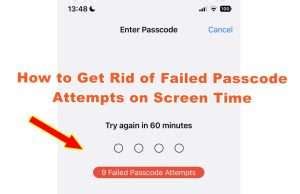 how to get rid of screen time passcode if you forgot it