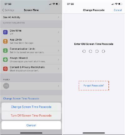 how to get rid of screen time with a password