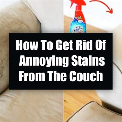 How To Get Rid Of Stains On A Couch