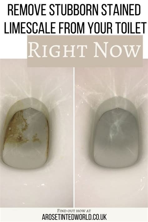 How To Get Rid Of Stubborn Limescale In Toilet