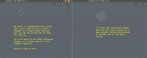 How To Get Rid Of The Circle Around My Cursor Blender
