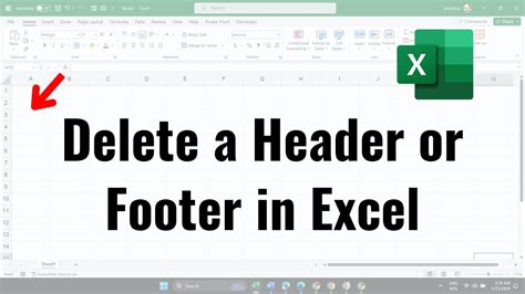 How To Get Rid Of The Header And Footer In Excel