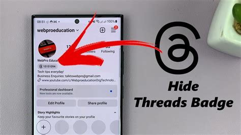 how to get rid of the threads on instagram