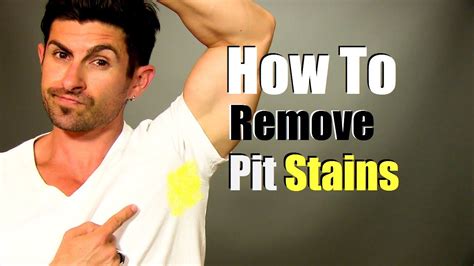 how to get rid of yellow stains on shirt armpits