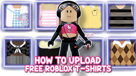 how to get roblox shirts for free