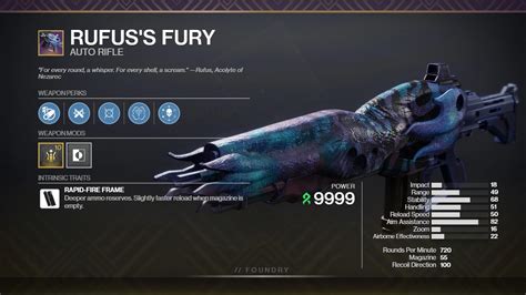 how to get rufus fury destiny 2