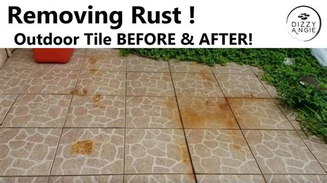 How To Get Rust Off A Patio Slab