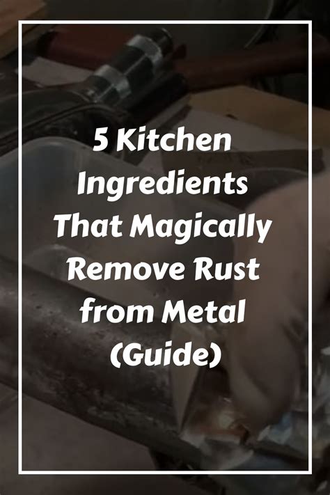 How To Get Rust Off Kitchen Bench